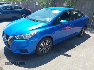 2021 Nissan Versa SV with VIN 3N1CN8EV1ML855643, listed as a IAAI auction lot 42772321 with 56,604 mi miles and . Bid and sale history available at DreamBid. Image 2.