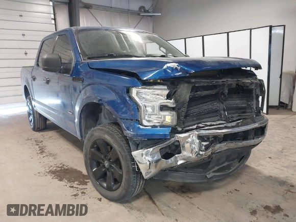 2017 Ford F-150 XL with VIN 1FTEW1CPXHKC39588, listed as a IAAI auction lot 41395138 with 140,989 mi miles and . Bid and sale history available at DreamBid. Image 1.