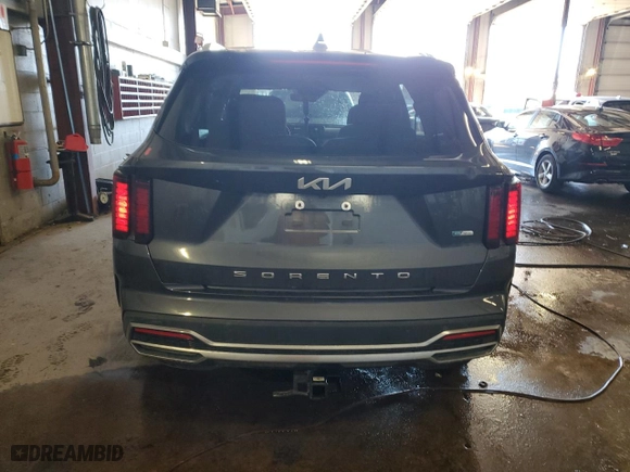 2022 Kia Sorento Hybrid EX with VIN KNDRH4LG3N5069680, listed as a Copart auction lot 47365295 with 90,211 mi miles and Salvage Title. Bid and sale history available at carsss.com. Image 6.
