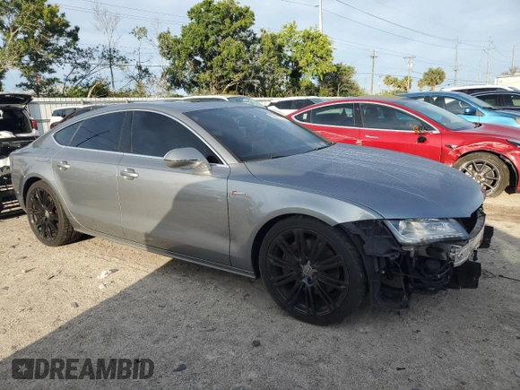 2015 Audi A7 3.0 Premium Plus with VIN WAUWGAFC4FN005742, listed as a Copart auction lot 58813164 with 115,296 mi miles and Salvage Title. Bid and sale history available at carsss.com. Image 4.