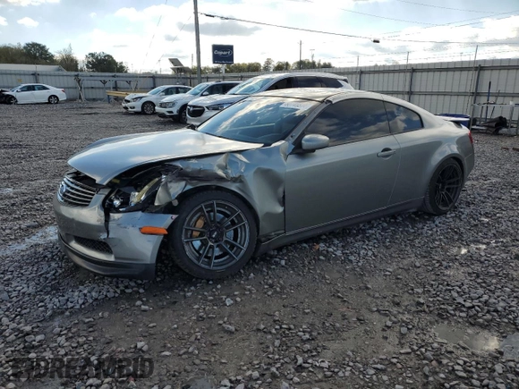 2004 Infiniti G35 Coupe w/Leather with VIN JNKCV54EX4M802716, listed as a Copart auction lot 80748874 with 134,611 mi miles and Salvage Title. Bid and sale history available at carsss.com. Image 1.
