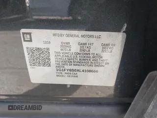 2020 Chevrolet Bolt EV LT z VIN 1G1FY6S0XL4108666, wystawiony jako IAAI lot #41682212 z przebiegiem 34 387 mil mil oraz . Historia ofert i sprzedaży dostępna na DreamBid. Obrazek 9.