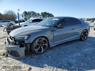 2021 Audi RS 5 Coupe with VIN WUANWAF53MA902318, listed as a Copart auction lot 47942175 with 35,709 mi miles and Salvage Title. Bid and sale history available at carsss.com. Image 1.