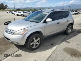2003 Nissan Murano SL with VIN JN8AZ08T53W116700, listed as a Copart auction lot 50700875 with 213,881 mi miles and Salvage Title. Bid and sale history available at DreamBid. Image 1.