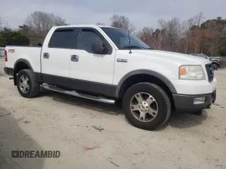 2005 Ford F-150 XLT with VIN 1FTPW14565FA53704, listed as a Copart auction lot 48850845 with 271,318 mi miles and Salvage Title. Bid and sale history available at carsss.com. Image 4.