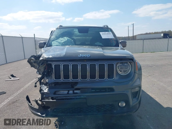 2020 Jeep Renegade Limited with VIN ZACNJBD15LPK90703, listed as a IAAI auction lot 42023043 with 72,988 mi miles and . Bid and sale history available at DreamBid. Image 13.