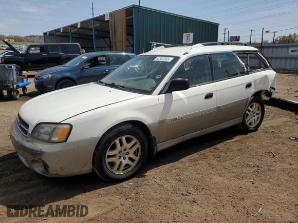 2001 Subaru Legacy Outback with VIN 4S3BH665817644524, listed as a Copart auction lot 52397335 with 187,684 mi miles and Salvage title. Bid and sale history available at DreamBid. Image 1.