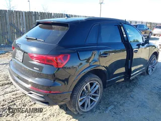 2024 Audi Q3 S line Premium with VIN WA1DECF35R1049699, listed as a IAAI auction lot 41177879 with 15,852 mi miles. Bid and sale history available at carsss.com. Image 4.
