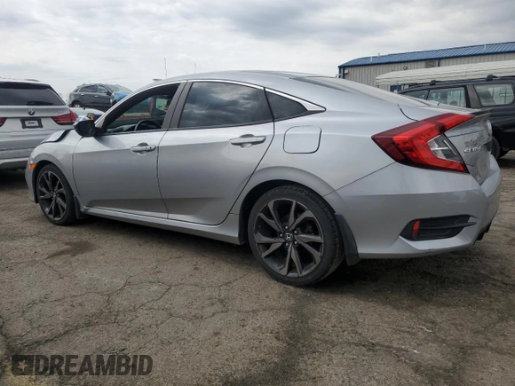 2020 Honda Civic Sedan Sport with VIN 2HGFC2F82LH565281, listed as a Copart auction lot 52740785 with 70,911 mi miles and Salvage Title. Bid and sale history available at carsss.com. Image 2.