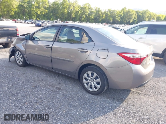 2015 Toyota Corolla L z VIN 2T1BURHE4FC331535, wystawiony jako IAAI lot #42318683 z przebiegiem 135 864 mil mil oraz . Historia ofert i sprzedaży dostępna na DreamBid. Obrazek 3.