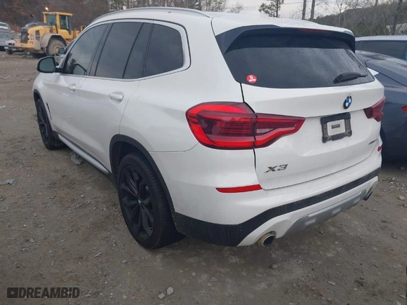 2020 BMW X3 sDrive30i with VIN 5UXTY3C02LLU71409, listed as a IAAI auction lot 41454035 with 51,844 mi miles. Bid and sale history available at carsss.com. Image 3.