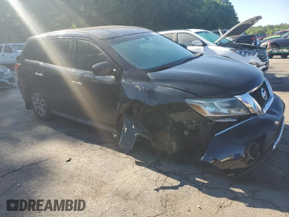 2014 Nissan Pathfinder Platinum with VIN 5N1AR2MNXEC650046, listed as a Copart auction lot 55403935 with 178,280 mi miles and Salvage title. Bid and sale history available at DreamBid. Image 4.