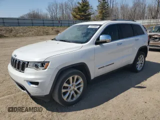 2017 Jeep Grand Cherokee Limited with VIN 1C4RJFBG8HC760267, listed as a Copart auction lot 53039885 with 209,125 mi miles and Clean Title. Bid and sale history available at carsss.com. Image 1.