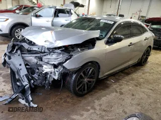 2021 Honda Civic Sport with VIN SHHFK7H41MU413944, listed as a Copart auction lot 47536225 with 70,075 mi miles and Salvage Title. Bid and sale history available at DreamBid. Image 1.
