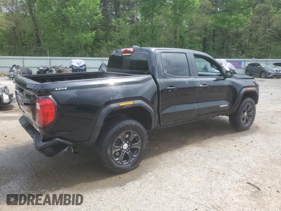 2023 GMC Canyon 4WD Elevation with VIN 1GTP6BEK0P1195086, listed as a Copart auction lot 51432045 with 25,713 mi miles and Salvage Title. Bid and sale history available at DreamBid. Image 3.