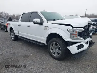 2018 Ford F-150 XL with VIN 1FTFW1EG6JFC17281, listed as a IAAI auction lot 41796817 with 106,105 mi miles. Bid and sale history available at carsss.com. Image 1.