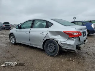 2017 Nissan Sentra S with VIN 3N1AB7AP8HY281410, listed as a Copart auction lot 47598765 with 125,075 mi miles and Salvage Title. Bid and sale history available at DreamBid. Image 2.