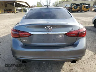 2018 Infiniti Q50 3.0t LUXE with VIN JN1EV7AR4JM430690, listed as a Copart auction lot 54324925 with 69,812 mi miles and Salvage Title. Bid and sale history available at carsss.com. Image 6.