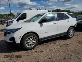 2023 Chevrolet Equinox LS z VIN 3GNAXHEG2PL173799, wystawiony jako Copart lot #55787555 z przebiegiem 12 470 mil mil oraz Szkoda całkowita • Salvage title. Historia ofert i sprzedaży dostępna na DreamBid. Obrazek 1.