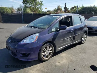 2010 Honda Fit Sport with VIN JHMGE8H42AC019671, listed as a Copart auction lot 60567235 with 163,573 mi miles and Salvage title. Bid and sale history available at DreamBid. Image 1.