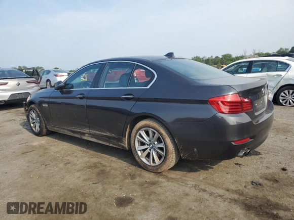 2014 BMW 5 Series 528i xDrive with VIN WBA5A7C55ED612212, listed as a Copart auction lot 60968555 with 196,653 mi miles and Salvage title. Bid and sale history available at DreamBid. Image 2.