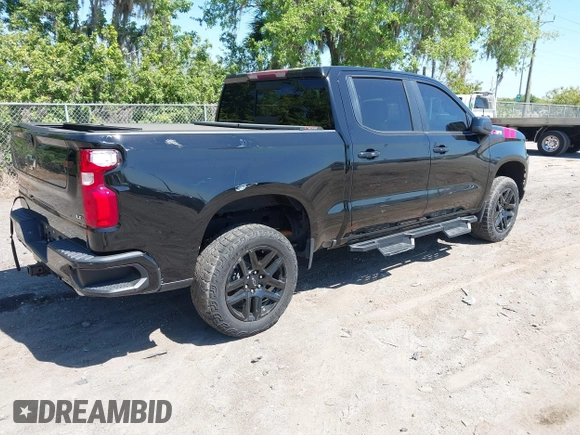 2021 Chevrolet Silverado 1500 LT Trail Boss with VIN 1GCPYFED2MZ422861, listed as a IAAI auction lot 41784383 with 53,167 mi miles and . Bid and sale history available at DreamBid. Image 4.