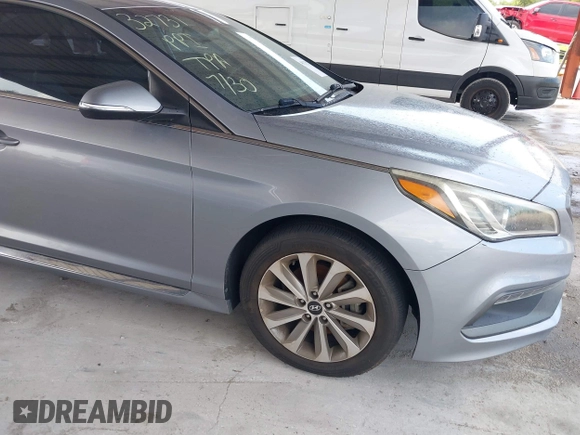 2017 Hyundai Sonata Sport with VIN 5NPE34AF4HH450854, listed as a IAAI auction lot 40133552 with 171,429 mi miles. Bid and sale history available at carsss.com. Image 6.
