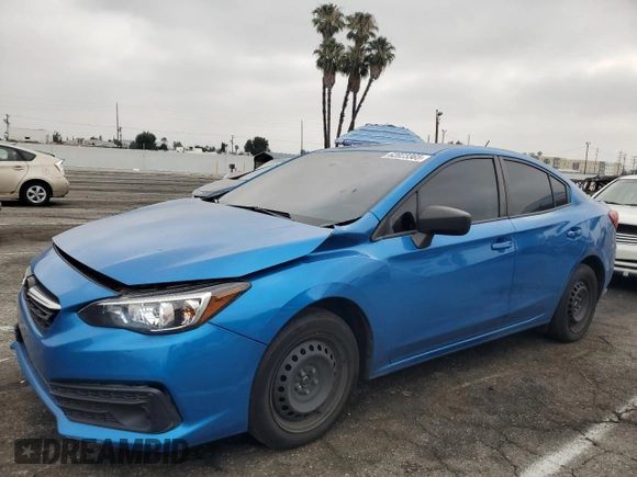 2022 Subaru Impreza with VIN 4S3GKAB62N3610522, listed as a Copart auction lot 62023365 with 43,292 mi miles and Salvage title. Bid and sale history available at DreamBid. Image 1.