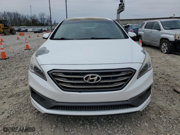 2016 Hyundai Sonata 2.4L Sport with VIN 5NPE34AF7GH267611, listed as a Copart auction lot 52349535 with 130,811 mi miles and Salvage Title. Bid and sale history available at carsss.com. Image 5.