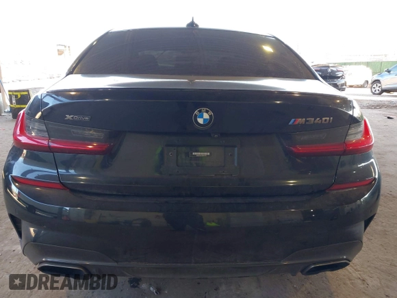 2021 BMW 3 Series M340i xDrive with VIN 3MW5U9J01M8B75976, listed as a IAAI auction lot 41664051 with 90,155 mi miles. Bid and sale history available at carsss.com. Image 15.