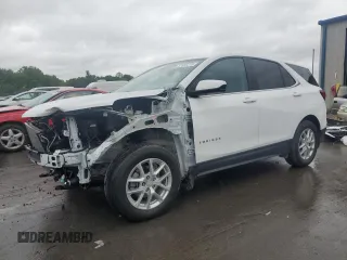 2023 Chevrolet Equinox LT with VIN 3GNAXTEG1PL250438, listed as a Copart auction lot 57093215 with 20,552 mi miles and Salvage title. Bid and sale history available at DreamBid. Image 1.