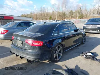 2015 Audi S4 Premium Plus with VIN WAUBGAFL7FA021844, listed as a IAAI auction lot 41814668 with 129,592 mi miles. Bid and sale history available at carsss.com. Image 4.