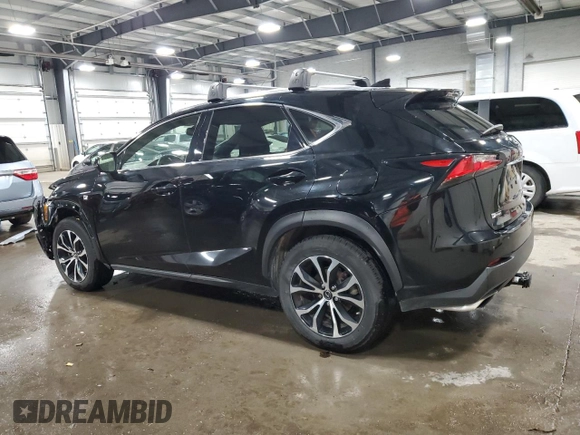 2015 Lexus NX 200t with VIN JTJBARBZ2F2027524, listed as a Copart auction lot 50385825 with 123,195 mi miles and Salvage Title. Bid and sale history available at DreamBid. Image 2.