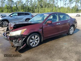 2008 Honda Accord EX-L z VIN 1HGCP36838A041687, wystawiony jako Copart lot #52078095 z przebiegiem 190 102 mil mil oraz Szkoda całkowita • Salvage title. Historia ofert i sprzedaży dostępna na DreamBid. Obrazek 1.