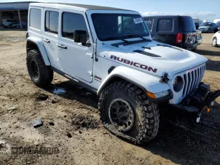 2019 Jeep Wrangler Unlimited Rubicon with VIN 1C4HJXFG0KW515349, listed as a Copart auction lot 45588385 with 64,737 mi miles and Salvage title. Bid and sale history available at DreamBid. Image 4.