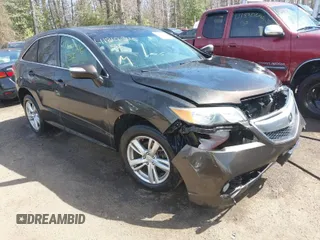2015 Acura RDX Tech Pkg with VIN 5J8TB4H57FL010760, listed as a IAAI auction lot 41819346 with 107,178 mi miles. Bid and sale history available at carsss.com. Image 1.