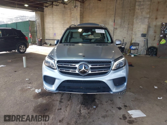 2018 Mercedes-Benz GLS 550 with VIN 4JGDF7DE0JB011693, listed as a IAAI auction lot 41190111 with 38,746 mi miles and . Bid and sale history available at DreamBid. Image 12.