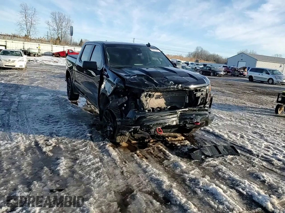 2022 Chevrolet Silverado 1500 Custom Trail Boss with VIN 3GCPDCED9NG629033, listed as a Copart auction lot 42875165 with 42,537 mi miles and Salvage Title. Bid and sale history available at DreamBid. Image 10.