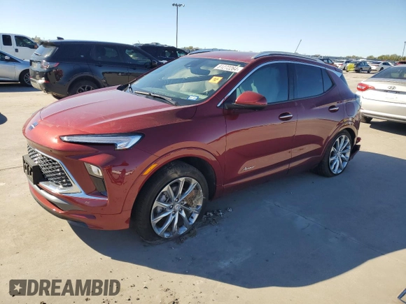 2024 Buick Encore GX Avenir with VIN KL4AMFSL3RB058327, listed as a Copart auction lot 81272264 with 5,648 mi miles and Salvage title. Bid and sale history available at DreamBid. Image 1.