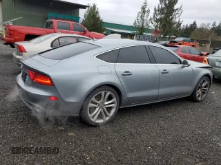 2012 Audi A7 3.0 Premium Plus with VIN WAUSGAFCXCN002273, listed as a Copart auction lot 80582624 with 126,706 mi miles and Salvage Title. Bid and sale history available at carsss.com. Image 3.