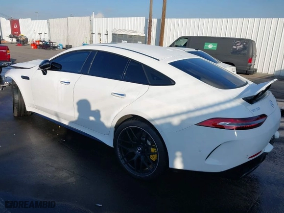 2019 Mercedes-Benz AMG GT with VIN WDD7X8JB2KA001338, listed as a IAAI auction lot 41437736 with NaN miles. Bid and sale history available at carsss.com. Image 3.