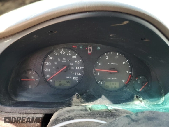 2001 Subaru Legacy Outback with VIN 4S3BH675916654192, listed as a Copart auction lot 48062875 with 186,247 mi miles and Salvage title. Bid and sale history available at DreamBid. Image 9.