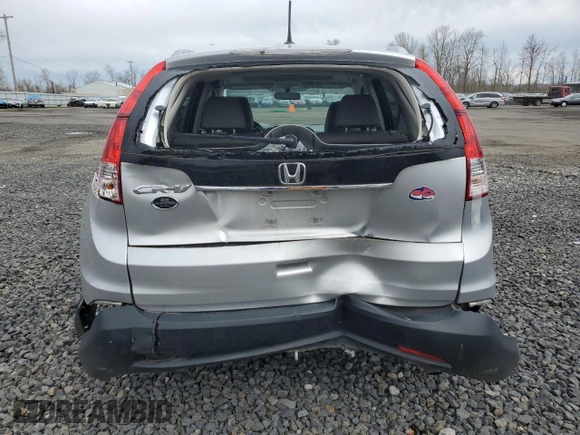 2013 Honda CR-V EX-L with VIN 2HKRM3H71DH517637, listed as a Copart auction lot 49798385 with 110,391 mi miles and Salvage Title. Bid and sale history available at DreamBid. Image 6.