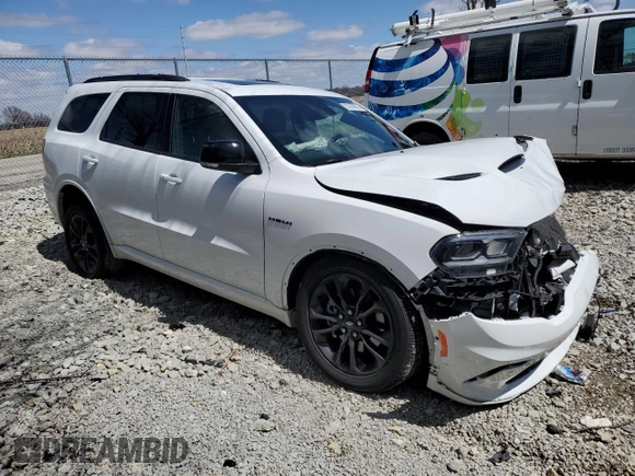 2024 Dodge Durango R/T Premium с VIN 1C4SDJCT0RC144698, выставлен на аукционе Copart как лот 52280865 с пробегом 11 249 миль миль и Списание • Salvage title. История ставок и продаж доступна на DreamBid. Изображение 4.