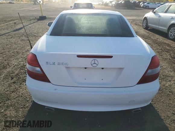 2006 Mercedes-Benz SLK 280 with VIN WDBWK54F06F091890, listed as a Copart auction lot 76783294 with 72,695 mi miles and Clean Title. Bid and sale history available at DreamBid. Image 6.