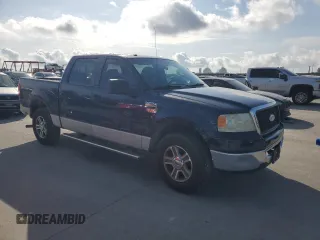 2007 Ford F-150 XLT with VIN 1FTRW12W17KB14777, listed as a Copart auction lot 56724275 with 187,114 mi miles and Salvage title. Bid and sale history available at DreamBid. Image 4.
