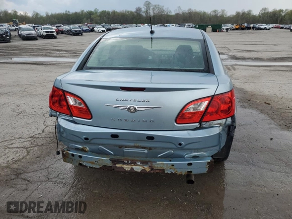 2009 Chrysler Sebring Touring *Ltd Avail* with VIN 1C3LC56D99N544979, listed as a Copart auction lot 54410575 with 130,455 mi miles and Salvage Title. Bid and sale history available at carsss.com. Image 6.