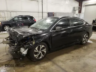 2020 Subaru Legacy with VIN 4S3BWAB66L3021422, listed as a Copart auction lot 42121875 with 60,357 mi miles and Salvage Title. Bid and sale history available at carsss.com. Image 1.