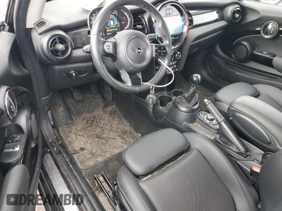 2023 MINI Hardtop Cooper S with VIN WMW53DH03P2T81248, listed as a Copart auction lot 43637175 with 9,565 mi miles and Salvage title. Bid and sale history available at DreamBid. Image 8.