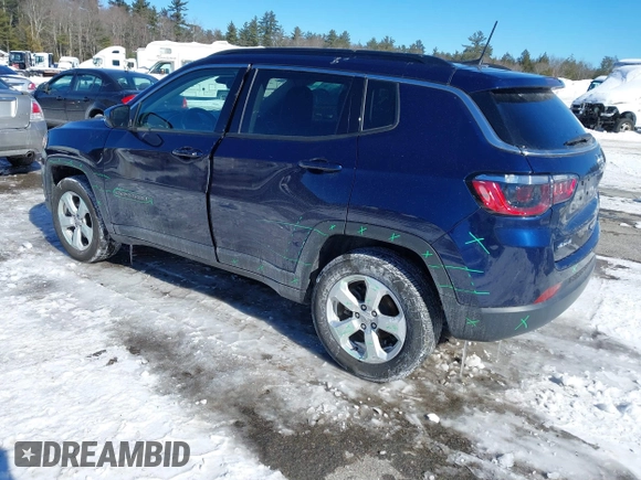 2021 Jeep Compass Altitude z VIN 3C4NJDBB0MT552101, wystawiony jako IAAI lot #41578726 z przebiegiem 49 684 mil mil oraz . Historia ofert i sprzedaży dostępna na DreamBid. Obrazek 3.